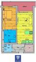 Grundriss - 2 Zimmer Etagenwohnung zur Miete in Dresden