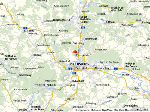 Lage im Landkreis - 