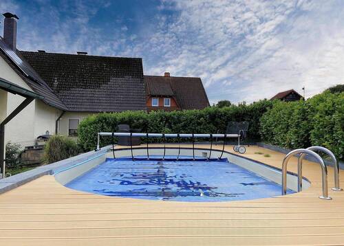 Außenpool - 9 Zimmer Einfamilienhaus zum Kaufen in Weilersbach