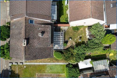 Luftbild - 6 Zimmer Einfamilienhaus in Gailingen am Hochrhein