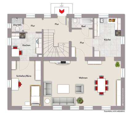 Hemmeter Wohnung 1 immoGrafik-Exposeplan-24403189103-DINA4 - 