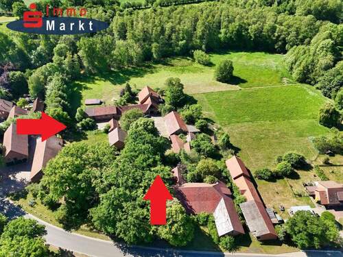 Luftbild Vorderansicht - 1 Zimmer Mehrfamilienhaus, Wohnhaus zum Kaufen in Raddestorf