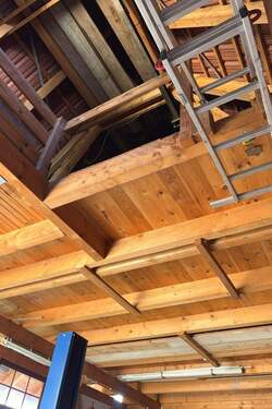 Blick zum Dachstock (Lagerfläche) - 