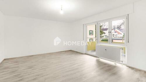 Wohnzimmer 1 - Etagenwohnung mit 63,00 m&sup2; in Frankfurt am Main (1. OG Mitte) zum Kaufen