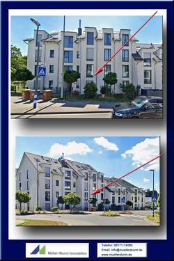 Eschborn Hauptstraße 1 02 Ansicht vorn 2.jpg - Etagenwohnung mit 120,00 m&sup2; in Eschborn zur Miete