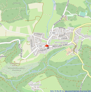 Lageplan - 3 Zimmer Etagenwohnung zum Kaufen in Althütte / Sechselberg