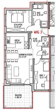 OG WHG 3 - Etagenwohnung mit 87,80 m&sup2; in Althütte / Sechselberg zum Kaufen