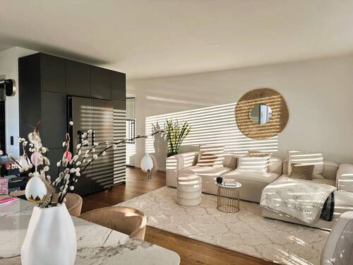 02-Wohn-Esszimmer - Exklusive 5.5-ZWG mit Süd-West-Ost-Ausrichtung und großem Balkon SOLIS - Rappenstein Laufenburg