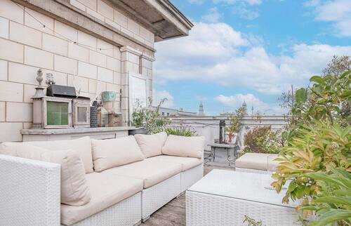 Terrasse - Einzigartiges Dachgeschoss mit beeindruckendem Blick im Samariterkiez