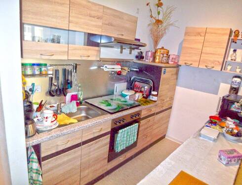 Küche mit EBK - Etagenwohnung zur Miete in Bautzen