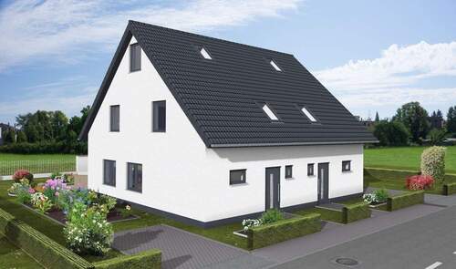 Außenansicht - 4 Zimmer Doppelhaushälfte zum Kaufen in Stralsund