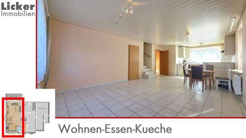 Wohnen-Essen-Küche - 