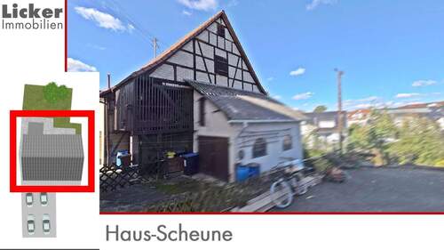 Haus-Scheune - 