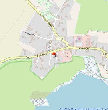 Lageplan - Grundstück in Richtenberg / Papenhagen zum Kaufen