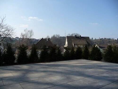 Aussicht von der Terrasse im Untergeschoss - 