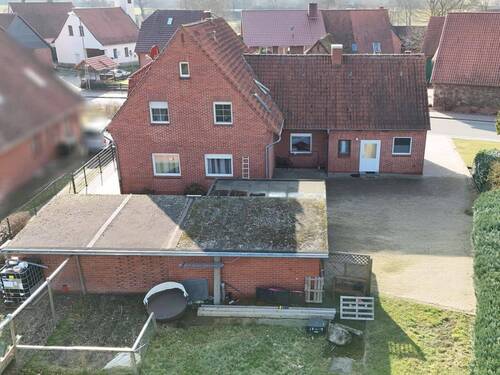 Luftaufnahme - Mehrfamilienhaus, Wohnhaus mit 199,90 m&sup2; in Petershagen zum Kaufen