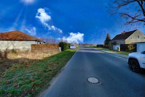 Blick Ortsausgang - Grundstück in Jacobsdorf