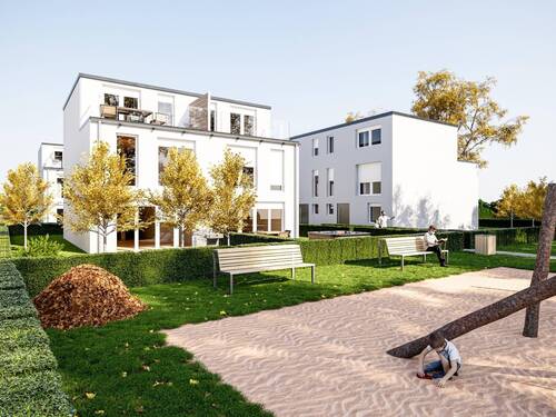 Außenansicht - Doppelter Wohnkomfort - Moderne Doppelhaushälfte im Stienitzpark