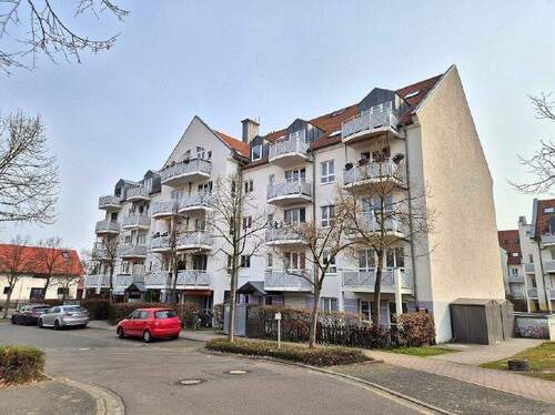 Wohnanlage - Vermietete Einzimmerwohnung mit Balkon & TG-Stellplatz am Stadtrand von Leipzig