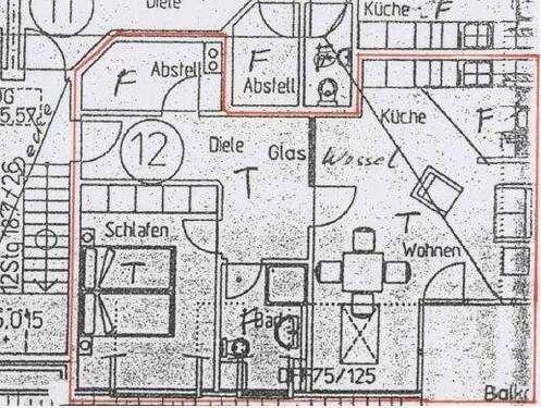Wohnung Dachgeschoss Nr. 12 - 