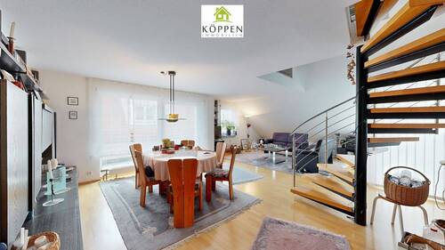 02 Wohn-Essbereich.jpg - 4 Zimmer Etagenwohnung in Leutenbach