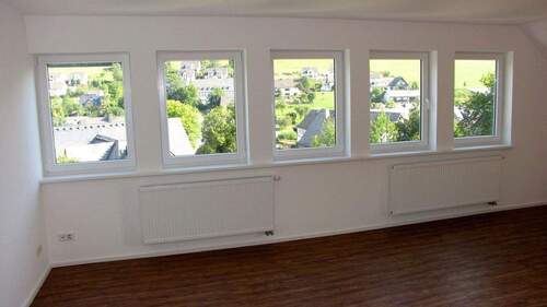 Aussicht Wohn-/Schlafzimmer - 1 Zimmer Etagenwohnung in Grafschaft