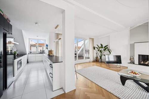 Blick in den Wohnbereich - 