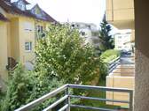 Blick von Balkon (Süden) - 3 Zimmer Etagenwohnung in Bad Kissingen