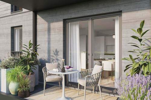 Balkon - 4 Zimmer Etagenwohnung in Erlangen