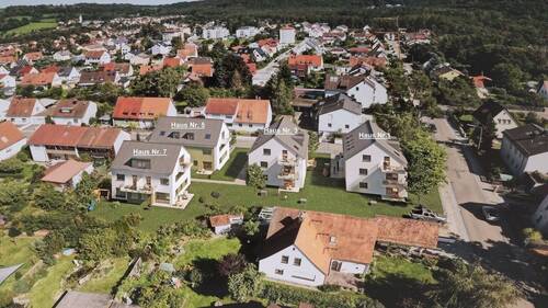 Vogelperspektive mit Hausnummern.jpg - 2,5-Zimmer-Neubauwohnung mit Balkon in ruhiger und grüner Wohnlage