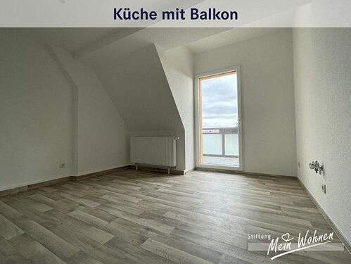 Küche mit Balkon - 