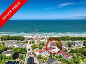 Bild 1 - Ferienapartment mit seitlichem Meerblick - Urlaub direkt am Ostseestrand