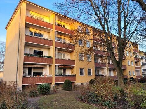 Gartenansicht - 2-Zimmer-Wohnung mit Balkon in Top-Lage von Berlin-Spandau