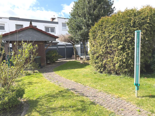 Garten - Reihenmittelhaus mit 115,00 m&sup2; in Wickede (Ruhr) zum Kaufen
