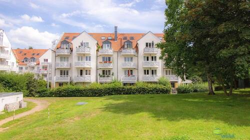 Objektansicht - Eigennutz oder zur soliden Investition in ruhiger Lage - 3-Raum-Maisonette, Badewanne, 3 Balkone