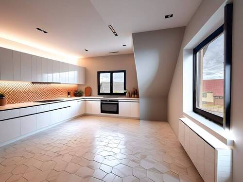 Küchenbereich OG Visualisiert - 