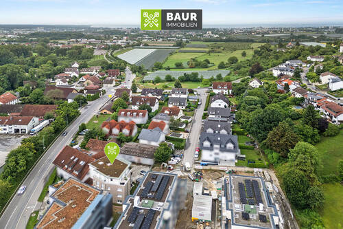 Luftaufnahme - 4 Zimmer Etagenwohnung in Friedrichshafen-Ittenhausen
