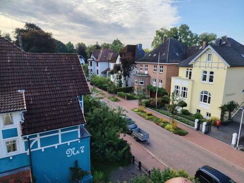 Aussicht Balkon - Herrliche 3-Zimmerwohnung im Herzen von Buxtehude