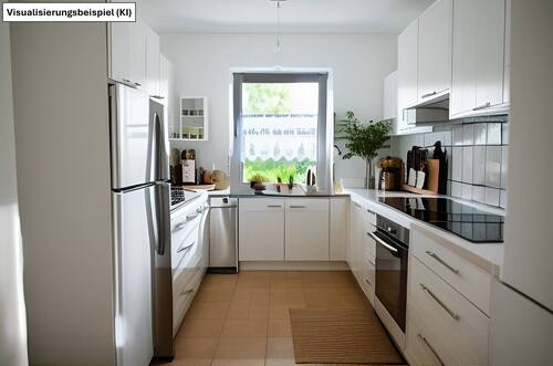 Küche - Etagenwohnung mit 73,40 m² in Düsseldorf zum Kaufen