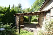 Unterstand an der Garage - 