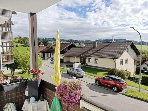 Ausblick vom Balkon - 