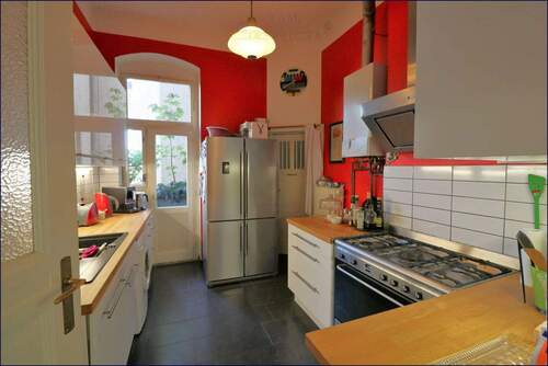 Blick in die Küche - 