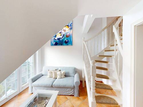 Schlaf- und Wohnbereich im Dachgeschoss - 