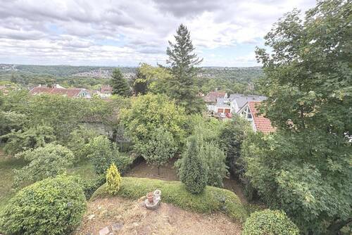 Aussicht - Freistehendes Einfamilienhaus mit Pool und Panoramablick im Dachswald !!!