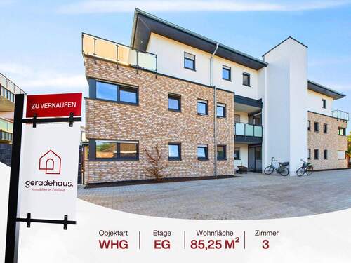 Titelbild - Brandneuer Neubau! 3-Zimmer-Wohnung mit Terrasse