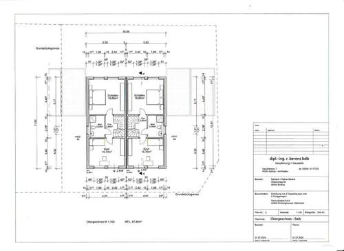 Obergeschoss Gertrudisplatz - 4 Zimmer Doppelhaushälfte in Recklinghausen