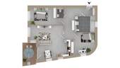 Grundriss Wohnung Nr. 06 - 