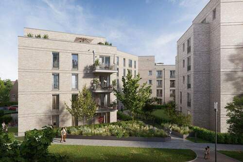 Innenhof_Emma+August - Privater Garten & fünf Zimmer - großzügige Erdgeschosswohnung mit zwei Bädern und Südterrasse