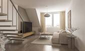 Wohnzimmer - 4 Zimmer Etagenwohnung zum Kaufen in Neuss