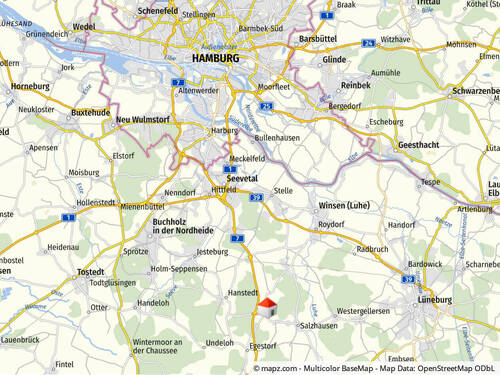 Geolyzer Kartenausschnitt - 